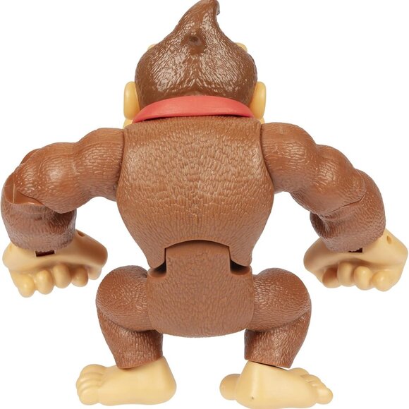 New Super Mario Donkey Kong 6" Deluxe Action Figure 10 Points of articulation Br - Picture 6 of 16